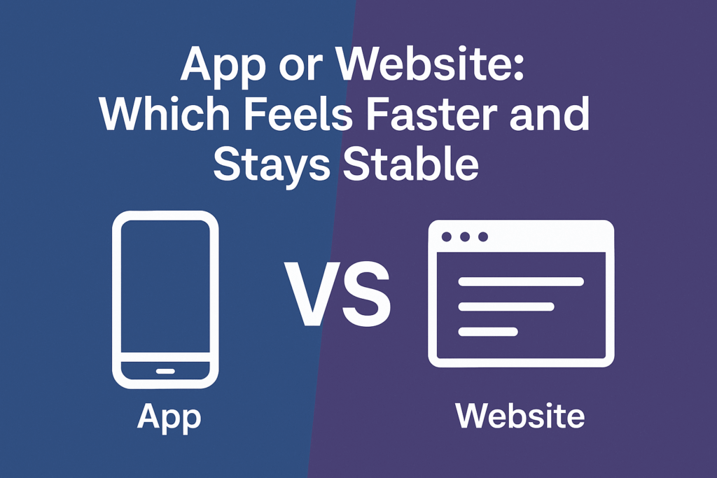 Aplikasi atau Website lebih cepat dan stabil