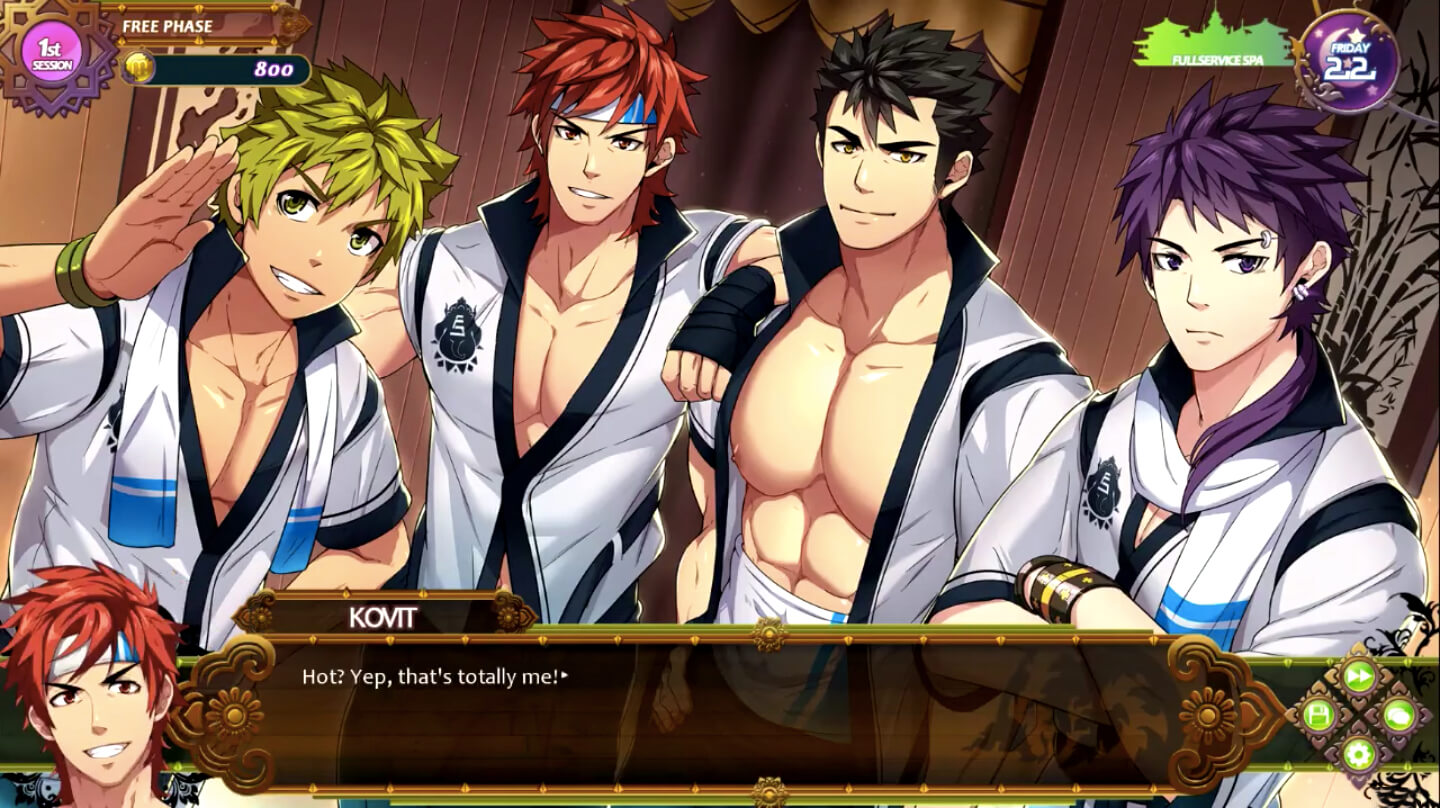 Screenshot Full Service APK v1.38: Visual Novel dengan Pilihan Cerita dan Grafis HD