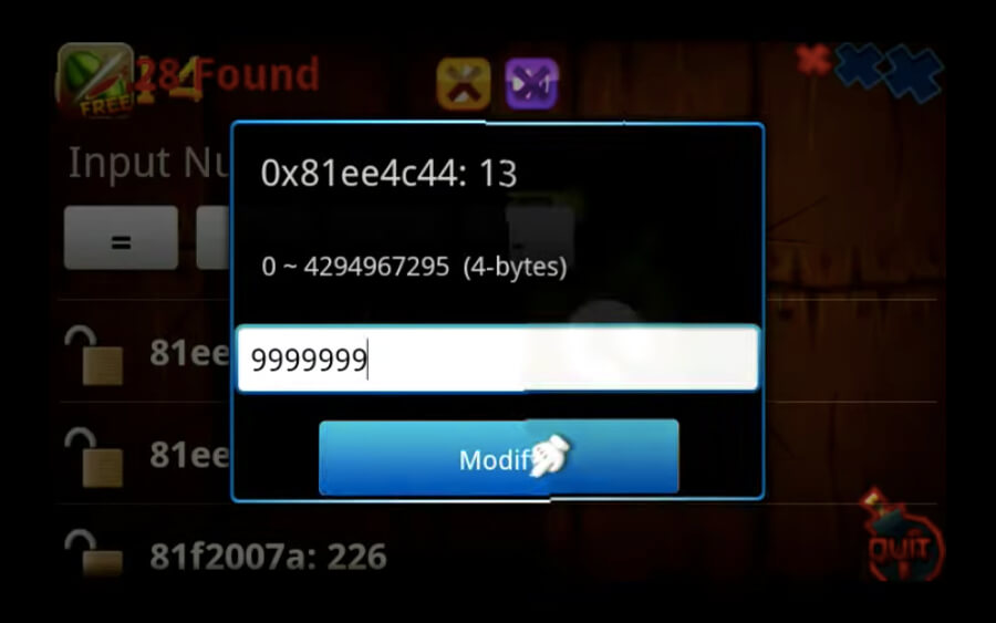 Screenshot GameCIH APK v3.0.3 untuk Edit Nilai Game Offline
