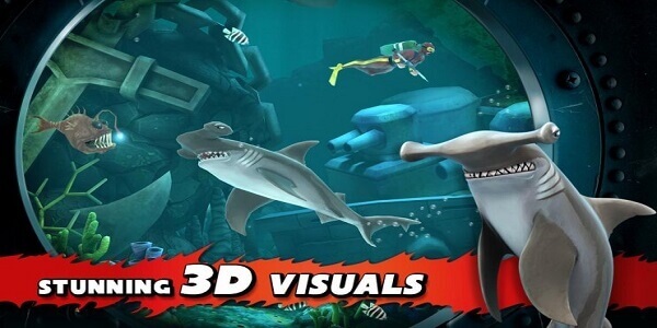 Screenshot Hungry Shark Evolution APK v13.6.0