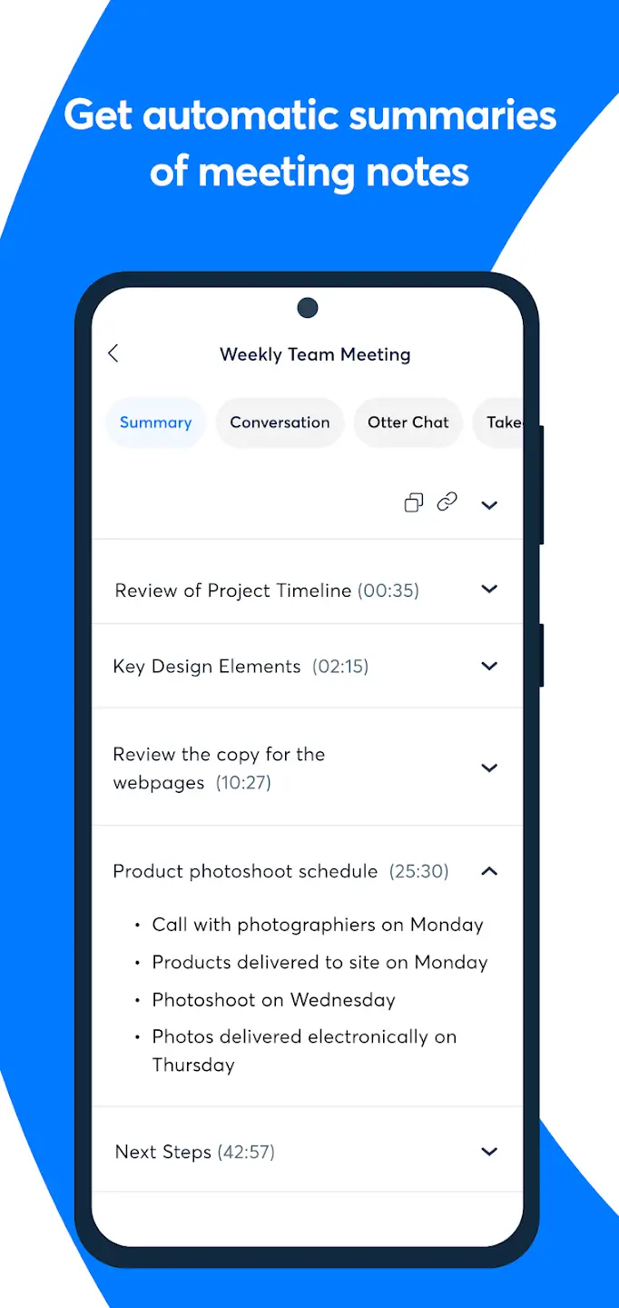 Screenshot Otter APK v3.98.0-5680 - Catatan Suara dan Transkripsi Otomatis