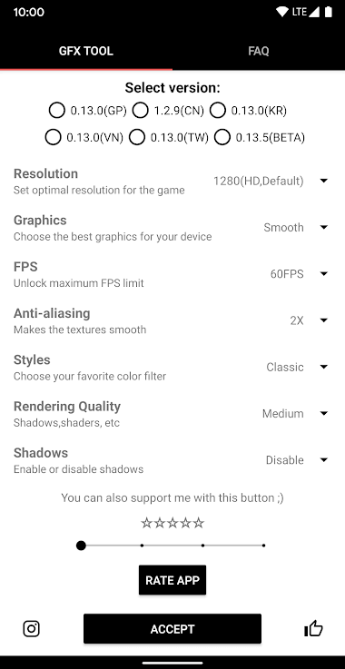 Screenshot GFX Tool APK v10.4.0 untuk Optimasi Grafis PUBG