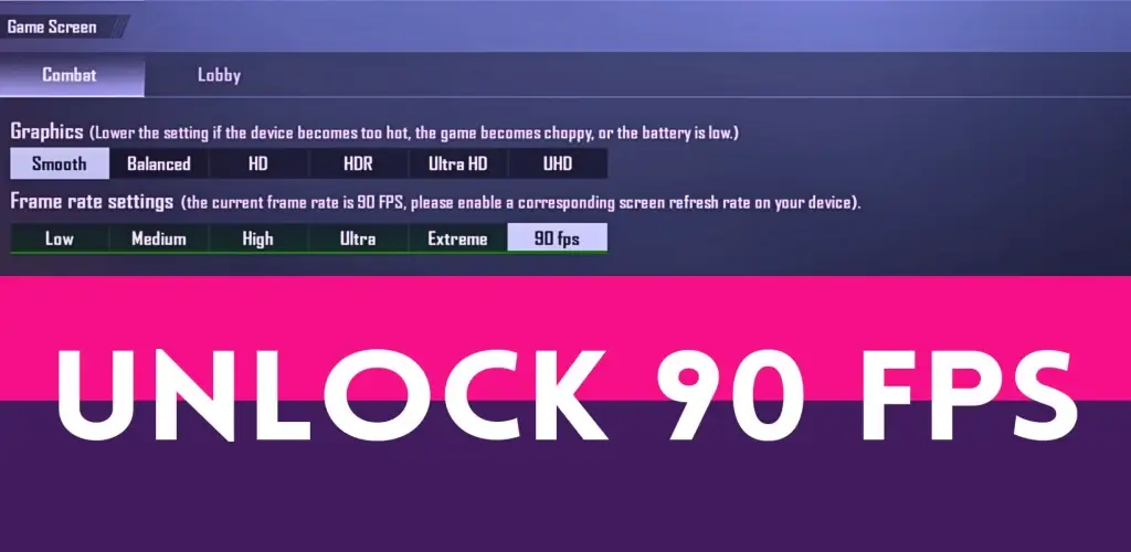 Screenshot 90 FPS APK v10.5 untuk Android
