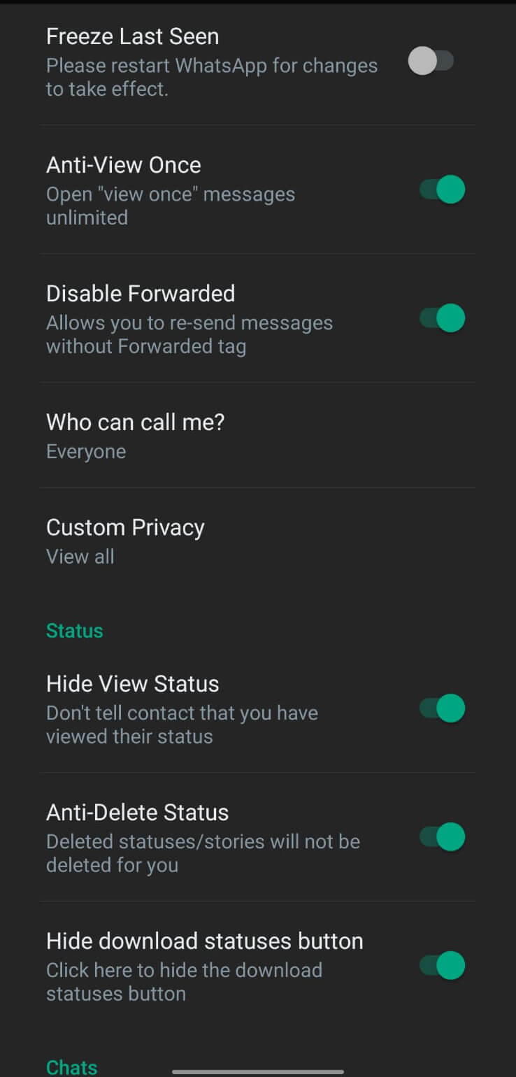 Screenshot WhatsApp Gold APK v44.10 Download