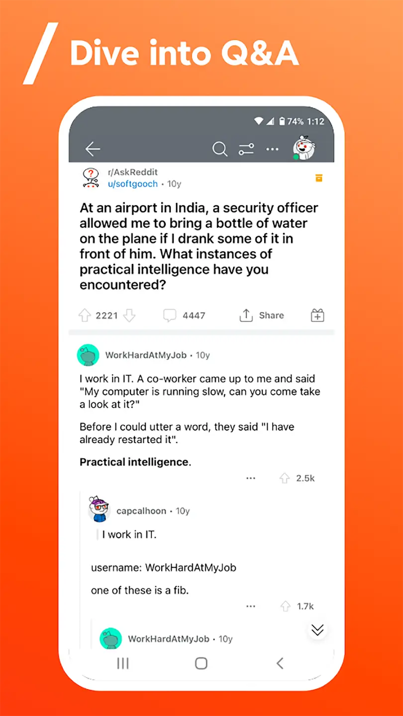 Screenshot Reddit APK versi 2026.18.0 untuk Android