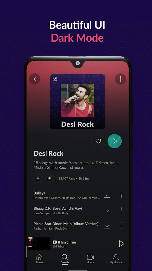 Screenshot JioSaavn APK Download Terbaru