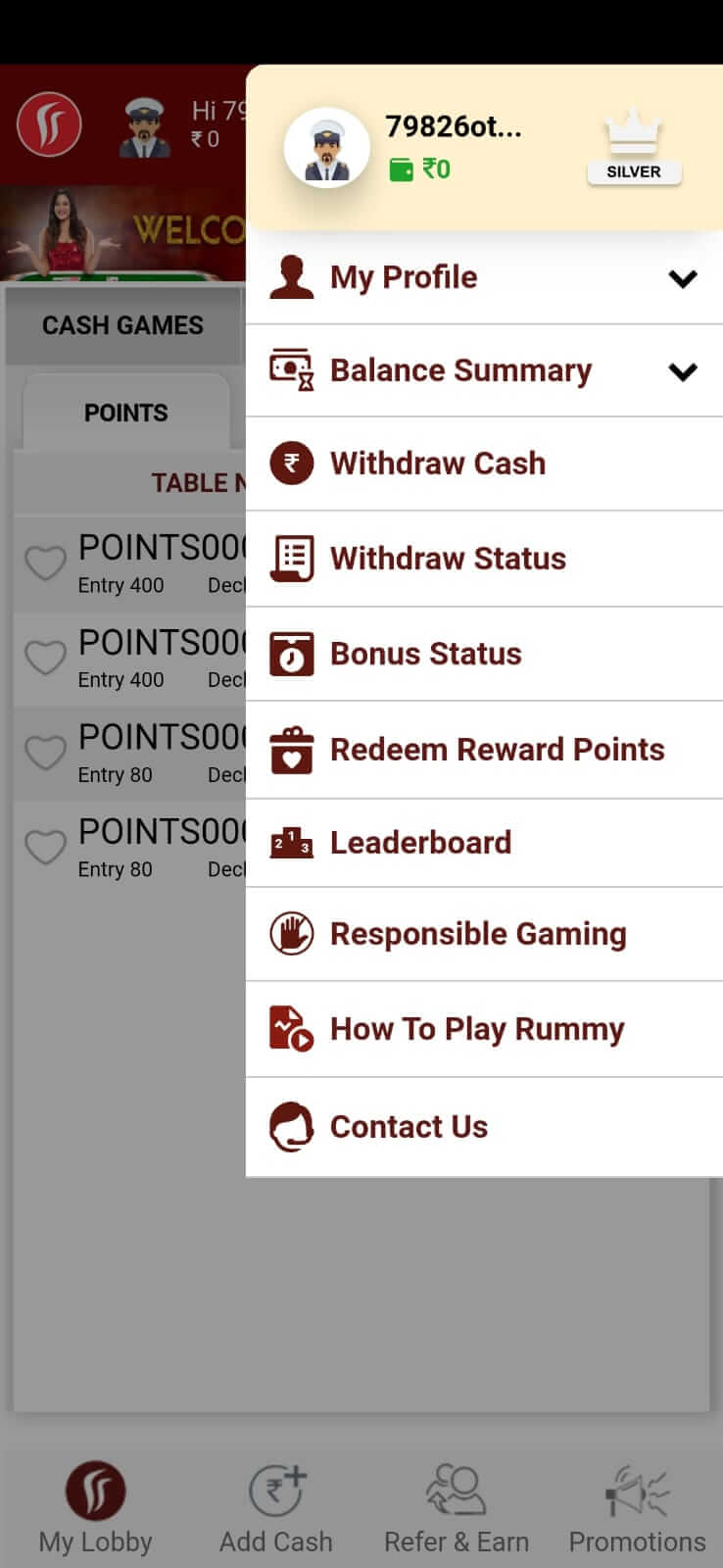 Screenshot Rummy Passion APK v1.3.0