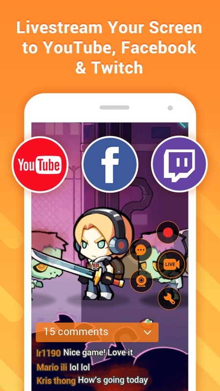 Screenshot DU Recorder APK v2.4.8.4 untuk Rekam Layar Android