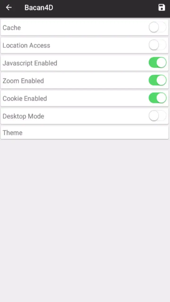 Screenshot Bacan4D APK v2.1.3