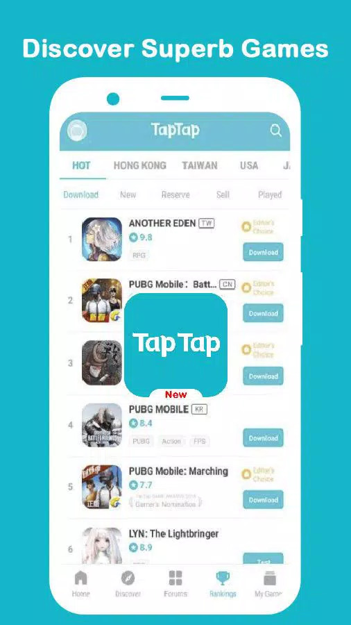 Screenshot TapTap APK Versi Terbaru untuk Android