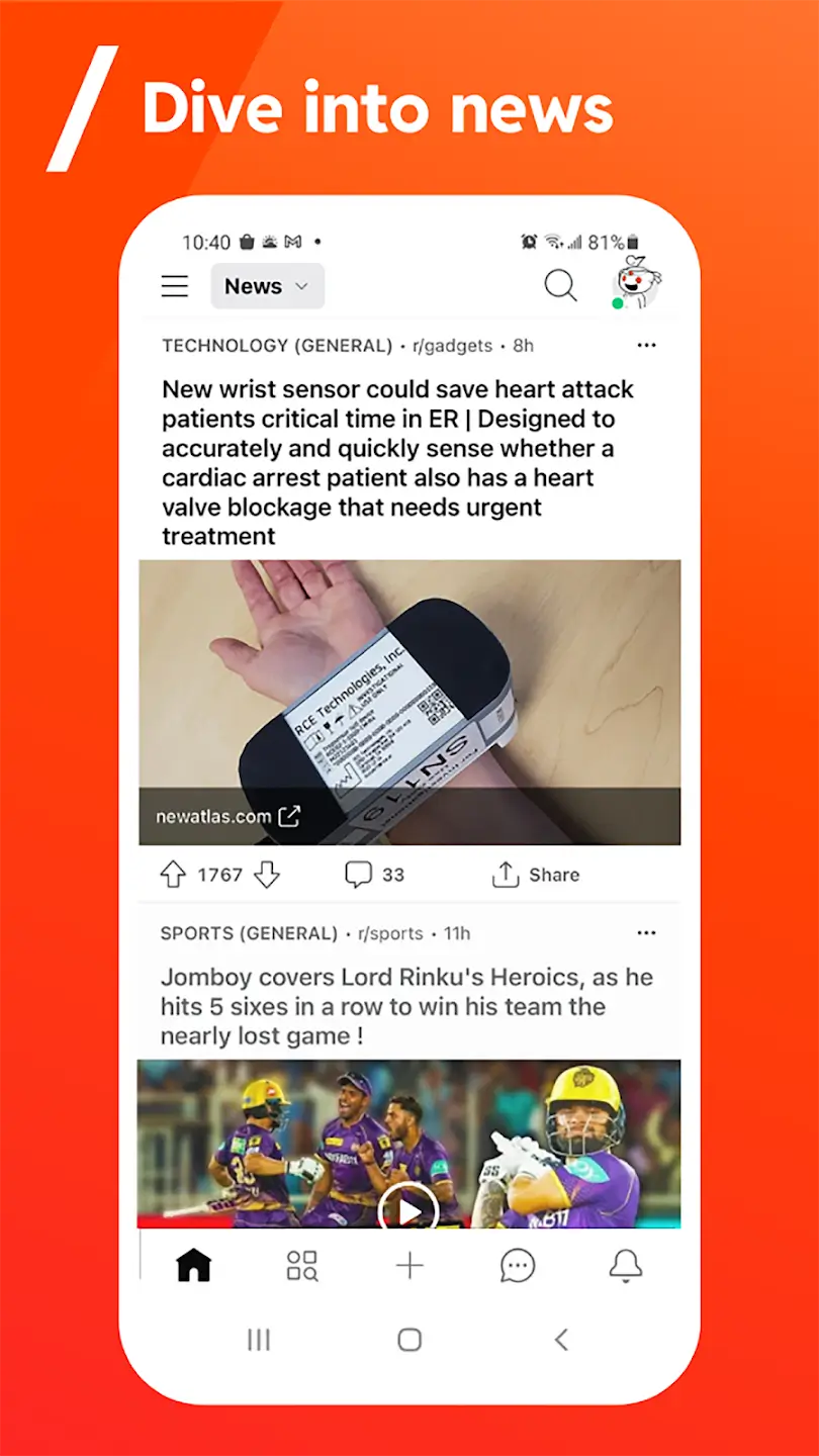 Screenshot Reddit APK versi 2026.18.0 untuk Android