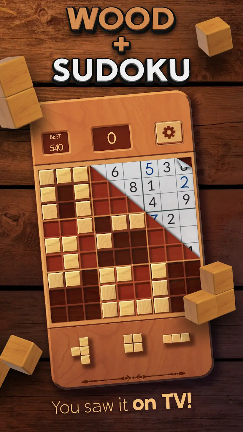 Screenshot Woodoku APK - Puzzle Santai dengan Gameplay Menantang
