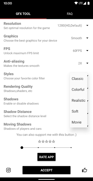Screenshot GFX Tool APK v10.4.0 untuk Optimasi Grafis PUBG