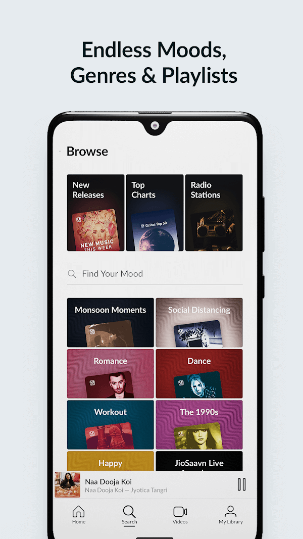Screenshot JioSaavn APK Download Terbaru