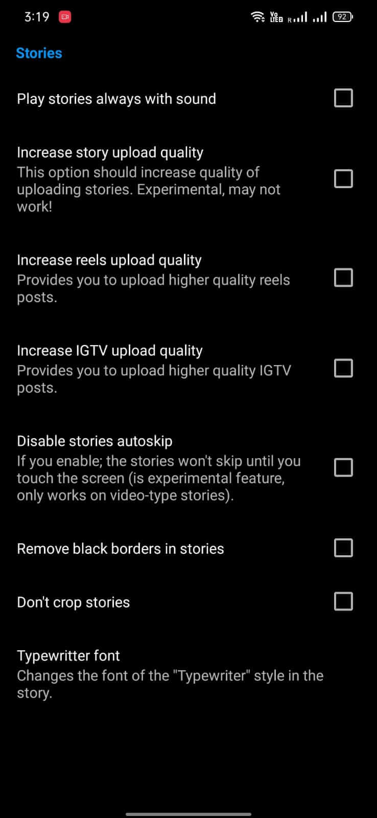 Screenshot Insta Aero APK