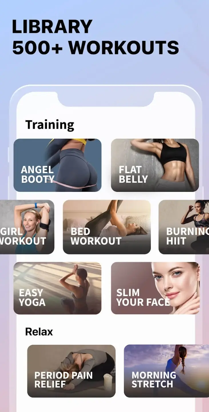 Screenshot Female Fitness APK untuk Latihan di Rumah