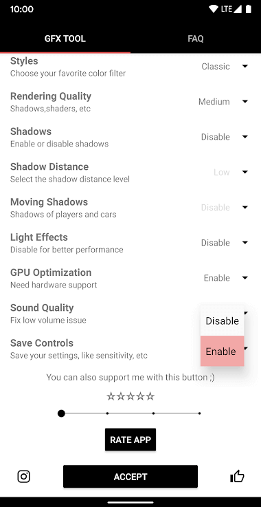 Screenshot GFX Tool APK v10.4.0 untuk Optimasi Grafis PUBG