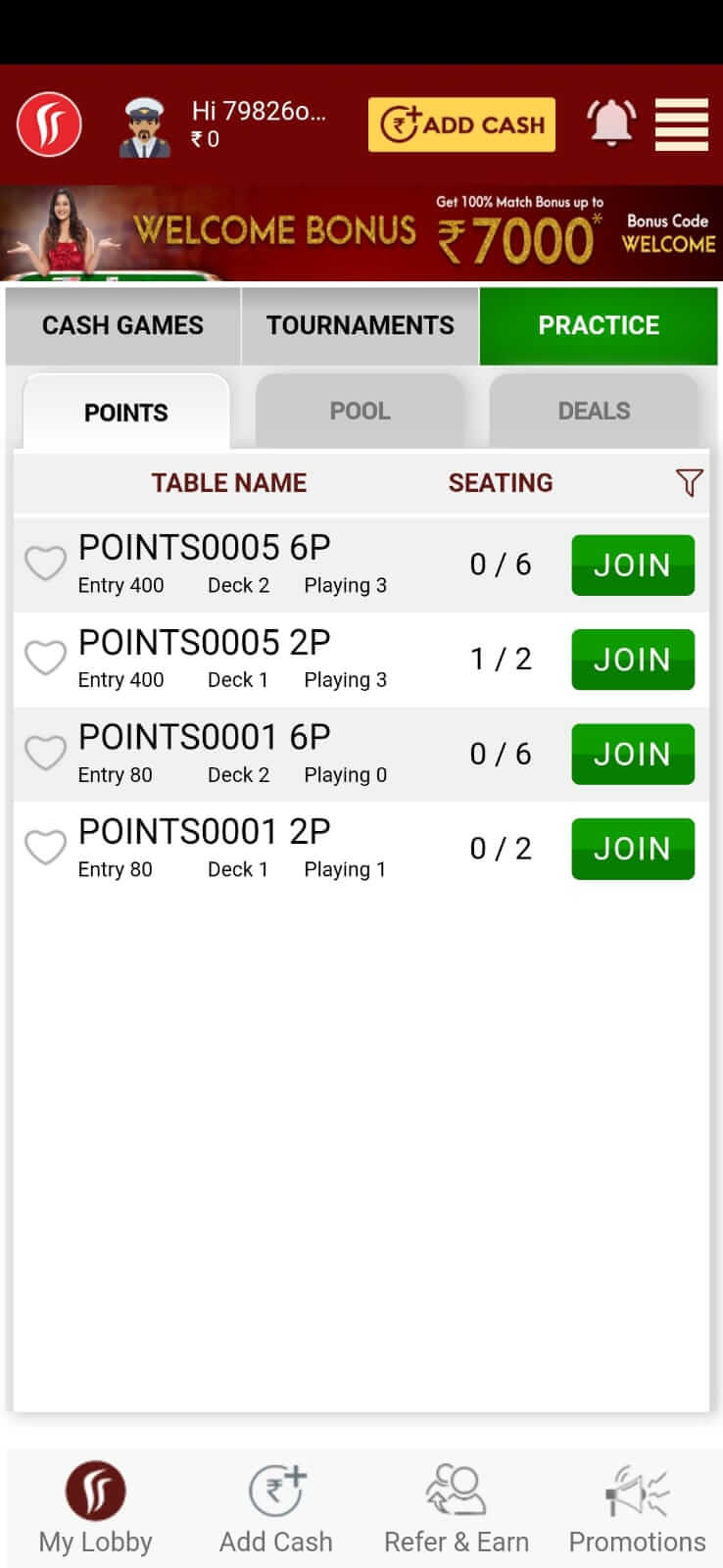 Screenshot Rummy Passion APK v1.3.0