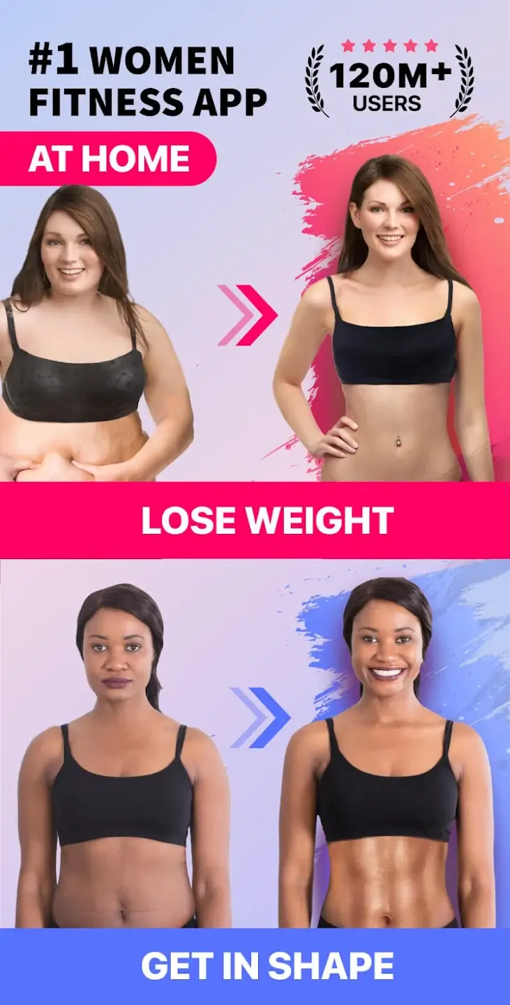 Screenshot Female Fitness APK untuk Latihan di Rumah