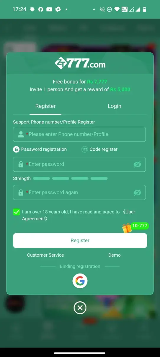 Screenshot ZT777 APK Download Versi 1.0
