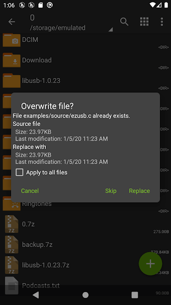 Screenshot ZArchiver APK: Kompresi dan Ekstraksi File di Android