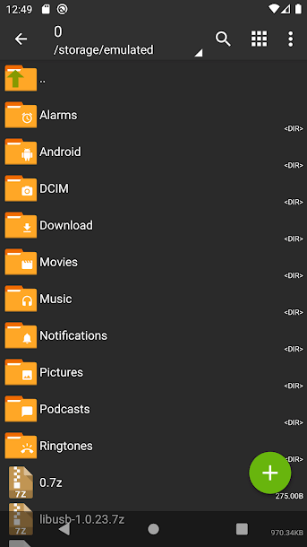 Screenshot ZArchiver APK: Kompresi dan Ekstraksi File di Android